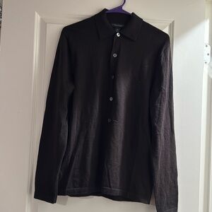 Banana Republic stretch Merino like new size‎ small black cardigan.